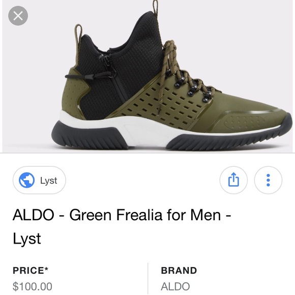 Aldo Shoes | Sale Green Frealia Mens 